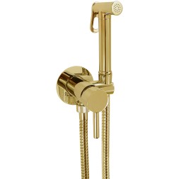 Гигиенический душ со смесителем Giulini Futuro FSH25DOR Золото 24 карата