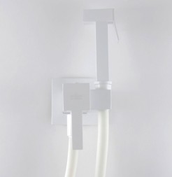 Гигиенический душ Webert Pegaso PE870303740 со смесителем Белый матовый