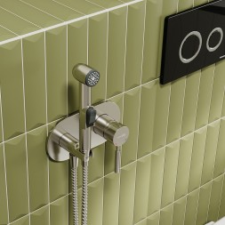 Гигиенический душ со смесителем WasserKRAFT Wern 4238 Никель