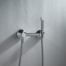 Гигиенический душ со смесителем Haiba HB5510-7 Черный матовый