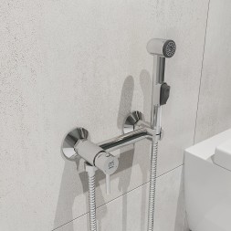 Гигиенический душ со смесителем Milardo Tidy TIDSB02M08 Хром глянцевый