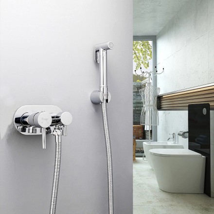 Гигиенический душ со смесителем Frap F7508 Хром