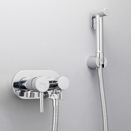 Гигиенический душ со смесителем Frap F7508 Хром