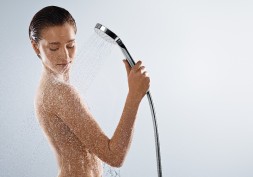 Ручной душ Hansgrohe Croma Select E EcoSmart 26815400 Хром Белый