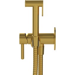 Гигиенический душ со смесителем Whitecross Y brushed gold SYSYBI2GLB Брашированное золото