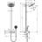 Душевая система Hansgrohe Pulsify S Showerpipe 260 2jet 24240000 с термостатом Хром
