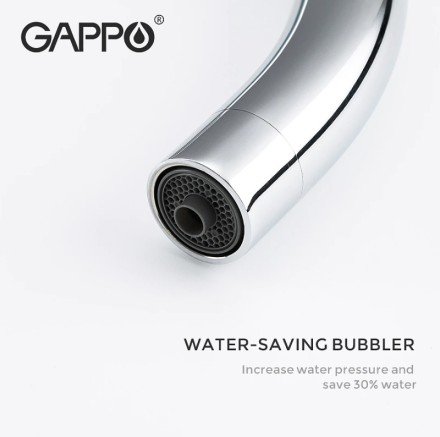 Смеситель для кухни Gappo G03-8 G4303-8 Белый Хром