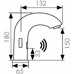 Смеситель для раковины Kaiser Sensor 38421 Хром