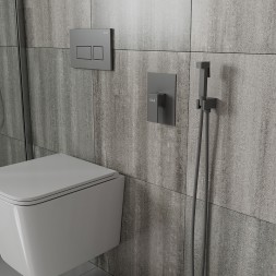 Гигиенический душ со смесителем D&amp;K Bayern Liszt DA1515006 Серый графит