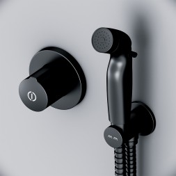 Гигиенический душ со смесителем AM.PM X-Joy F40P85A22 Черный