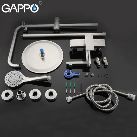 Душевая система Gappo G99-20 G2499-20 Сатин