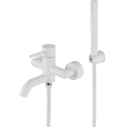 Смеситель для ванны Remer X-Style X02BO Белый матовый