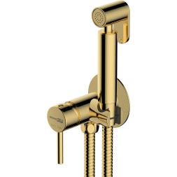 Гигиенический душ со смесителем WasserKRAFT A70738 Золото глянцевое