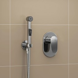Гигиенический душ со смесителем WasserKRAFT A11056 Хром