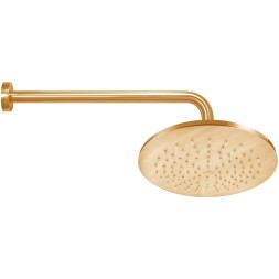 Душевая система Paffoni Light KITZLIG015HGSP с гигиеническим душем Золото медовое брашированное