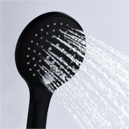 Ручной душ WasserKRAFT A078 Черный матовый