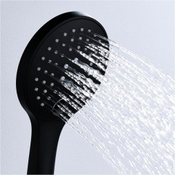 Ручной душ WasserKRAFT A078 Черный матовый
