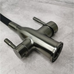 Смеситель для кухни Frap H96 F4396-15 Оружейная сталь