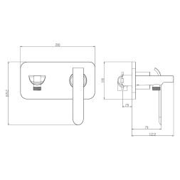 Гигиенический душ со смесителем Lemark Melange LM4919CW Хром