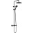 Душевая система Hansgrohe Vernis Blend Showerpipe 240 1jet 26426670 с термостатом Черный матовый