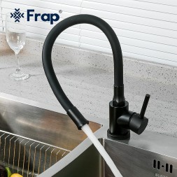 Смеситель для кухни Frap F40994-6 Черный матовый