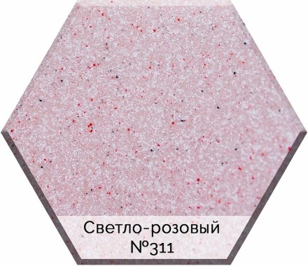 Смеситель для кухни AquaGranitEx C-5035 (311) Светло-розовый