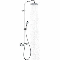 Душевая система Hansgrohe Vernis Blend Showerpipe 26276000 с термостатом Хром