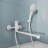 Смеситель для ванны Milardo Rora RORWT00M10 универсальный Белый матовый
