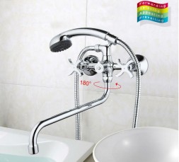 Смеситель для ванны Gappo G2243 универсальный Хром