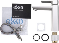 Смеситель для раковины Ekko E1082-22 Серый