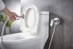 Гигиенический душ со смесителем Rossinka RS45-51 Хром