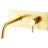 Смеситель для раковины Paffoni Light LIG106HGSP Золото медовое брашированное