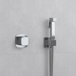 Гигиенический душ со смесителем WasserKRAFT A08657 Никель