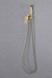 Гигиенический душ со смесителем Abber Daheim AF8226G Золото матовое