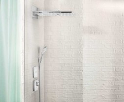 Смеситель для душа Hansgrohe ShowerSelect 15735400 с термостатом Белый Хром