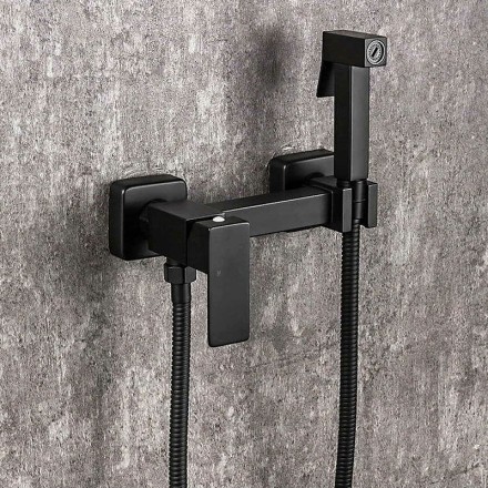 Гигиенический душ со смесителем Frap F7504-6 Черный матовый