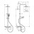 Душевая система Hansgrohe Vernis Blend Showerpipe 26899670 с термостатом Черная матовая
