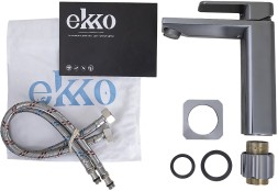 Смеситель для раковины Ekko E1082-21 Темно-серый