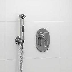 Гигиенический душ со смесителем WasserKRAFT Kammel A111857 Хром