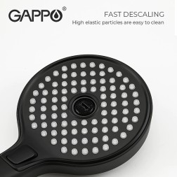 Душевая система Gappo G03-6 G2403-6 Черная матовая Хром