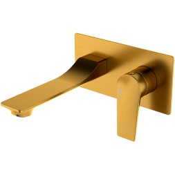 Смеситель для раковины WasserKRAFT Aisch 5530 Золото матовое