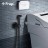 Гигиенический душ со смесителем Frap F7505-6 Черный матовый