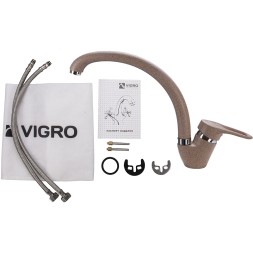 Смеситель для кухни Vigro VG901 Терракотовый