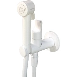 Гигиенический душ со смесителем Fima Carlo Frattini Collettivita F2320/1NBS Белый