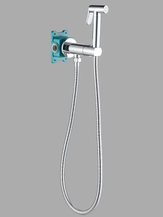 Гигиенический душ со смесителем ALMAes Agata AL-877-01 Хром