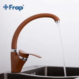 Смеситель для кухни Frap F4101-14 Коричневый