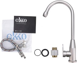 Смеситель для кухни Ekko E4061 Серый