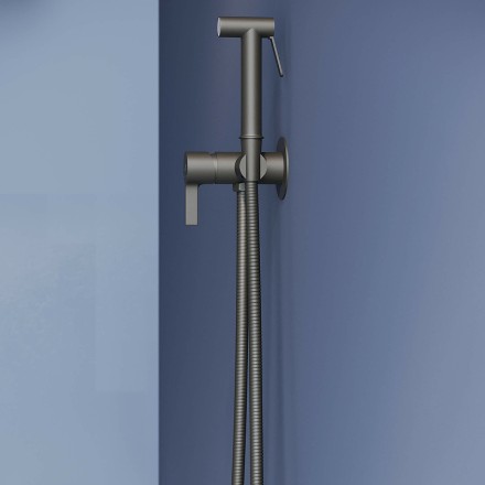Гигиенический душ со смесителем RGW Shower Panels SP-206B 511408206-04 Черный матовый