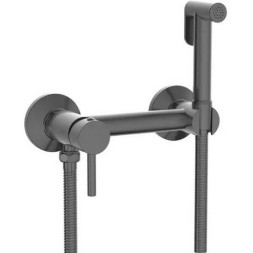 Гигиенический душ со смесителем RGW Shower Panels SP-215-Gr 581408215-11 Серый брашированный