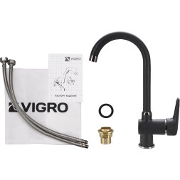 Смеситель для кухни Vigro VG902 Грей